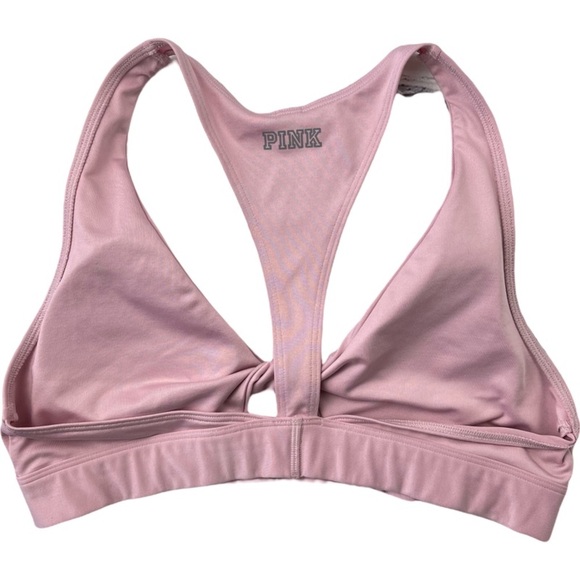 Victoria’s Secret PINK Ultimate Twist Front Sports Bra Light Pink Size Large - Picture 1 of 9